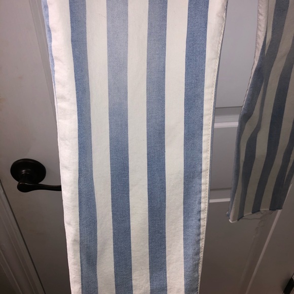 🔥RARE🔥 Joe’s jeans blue white strip skinny jeans - Picture 3 of 6